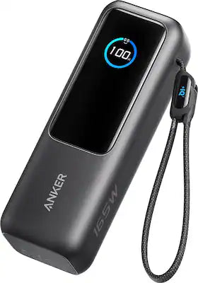 Anker - Laptop Power Bank (25K, 165W, Built-In and Retractable Cables)