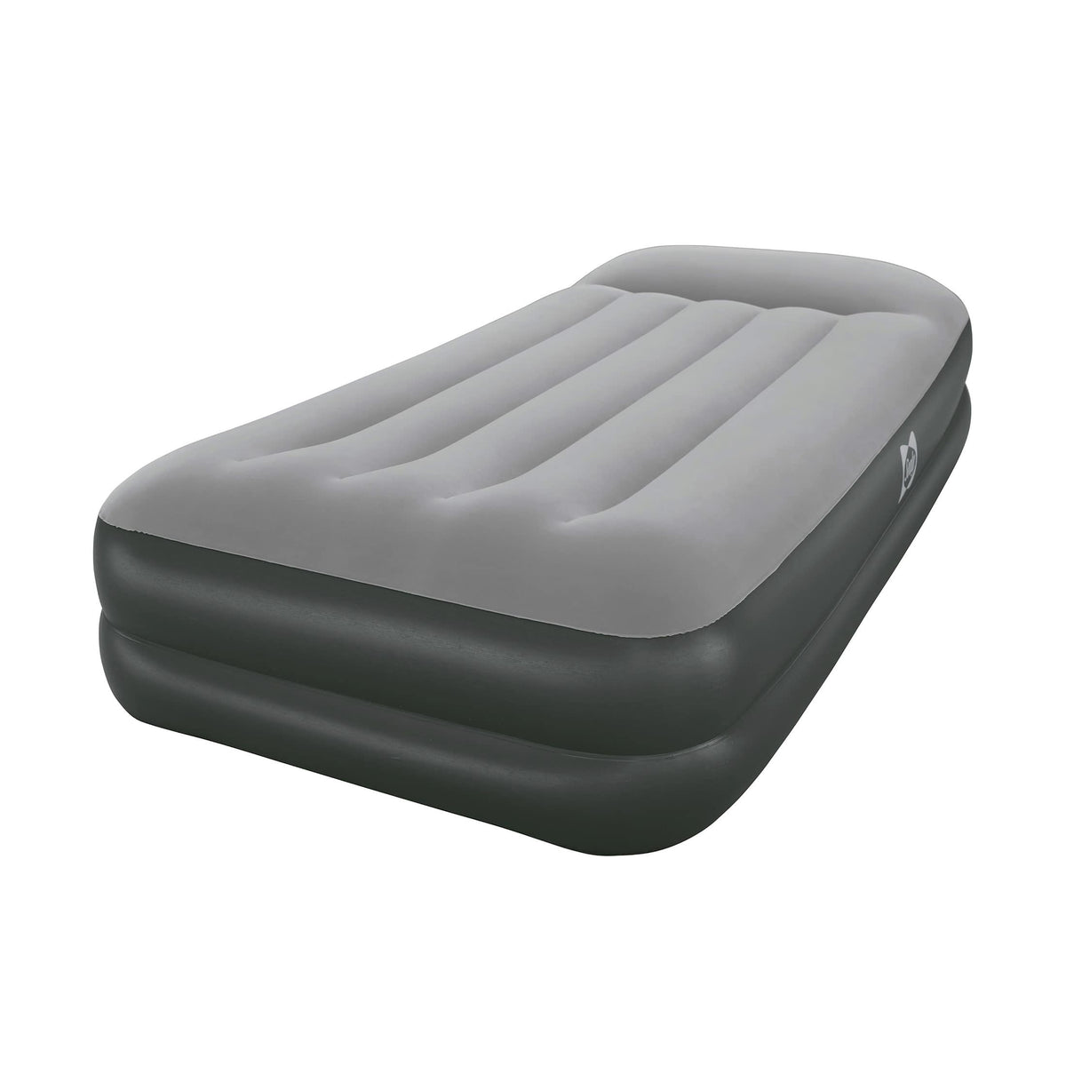 Sealy - Tritech Twin Sized 16" Air Mattress Bed 2 Person w/Built-In AC Pump & Bag - Gray