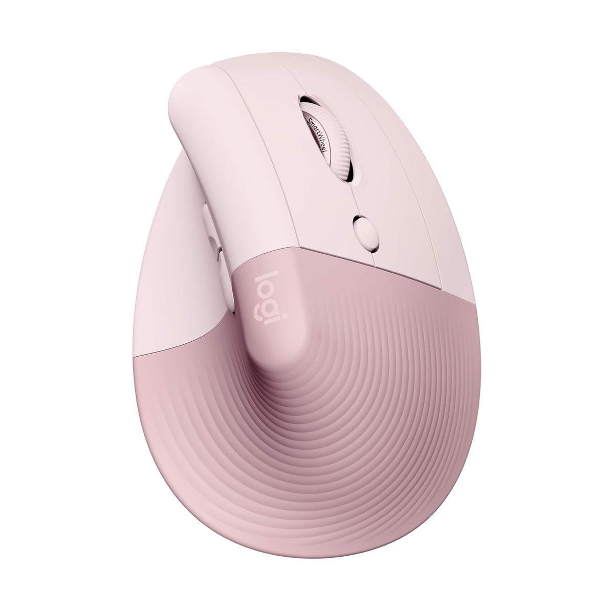 Logitech - Lift Vertical Wireless Optical Ergonomic Mouse with 4 Customizable Buttons - Wireless - Rose