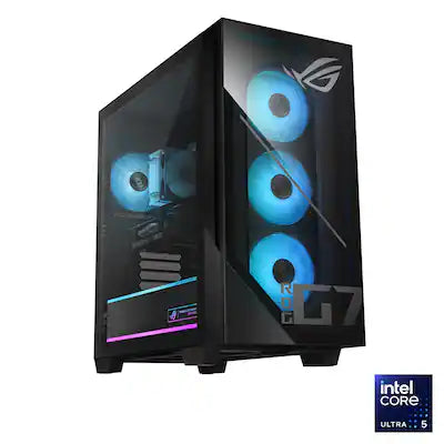 ASUS - ROG G700 Gaming Desktop - Intel Core Ultra 5 225F (2025) - 16GB Memory - NVIDIA GeForce RTX 5060 8GB - 1TB Storage