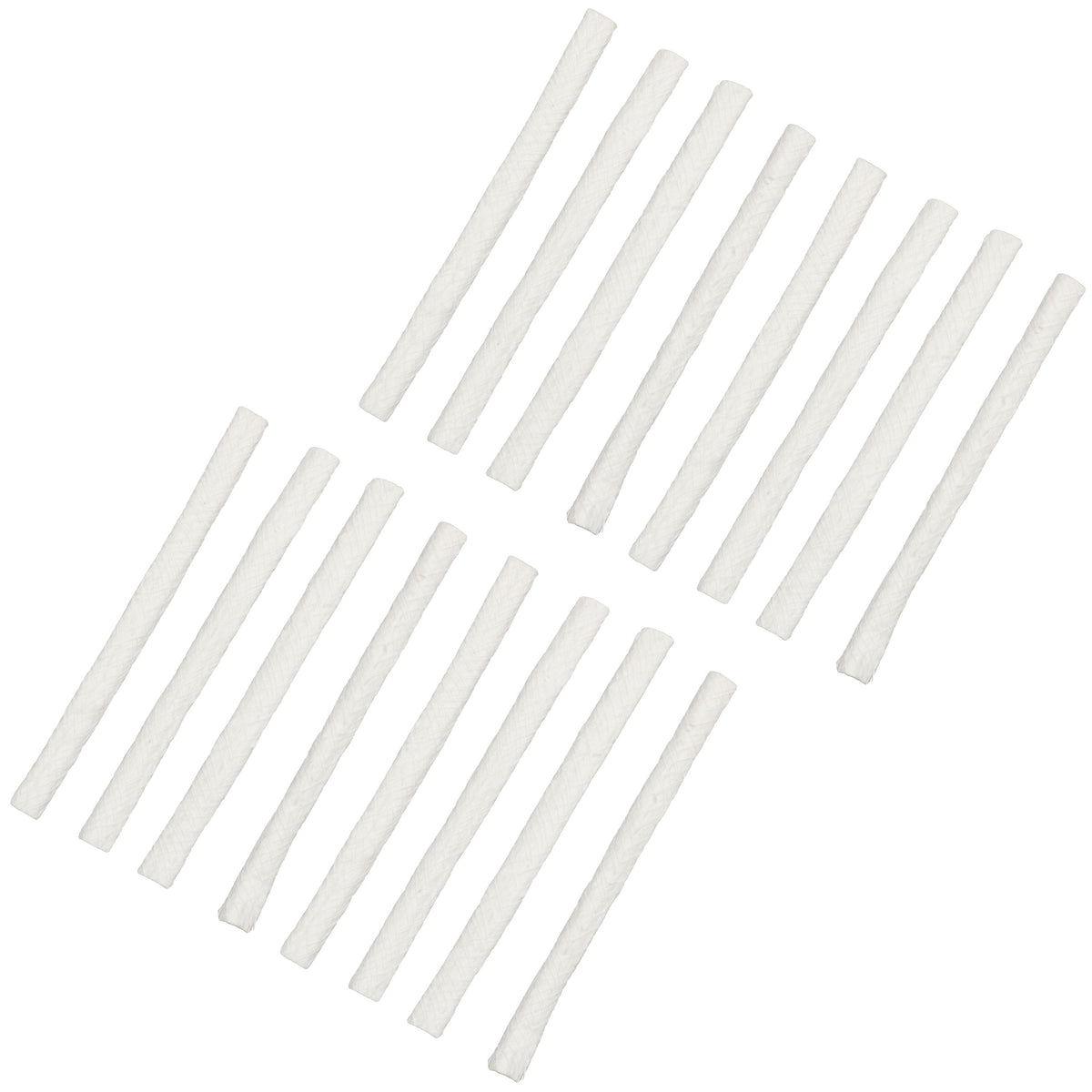 Sunnydaze - Outdoor Torch Replacement Fiberglass Wicks - Set of 16 - White