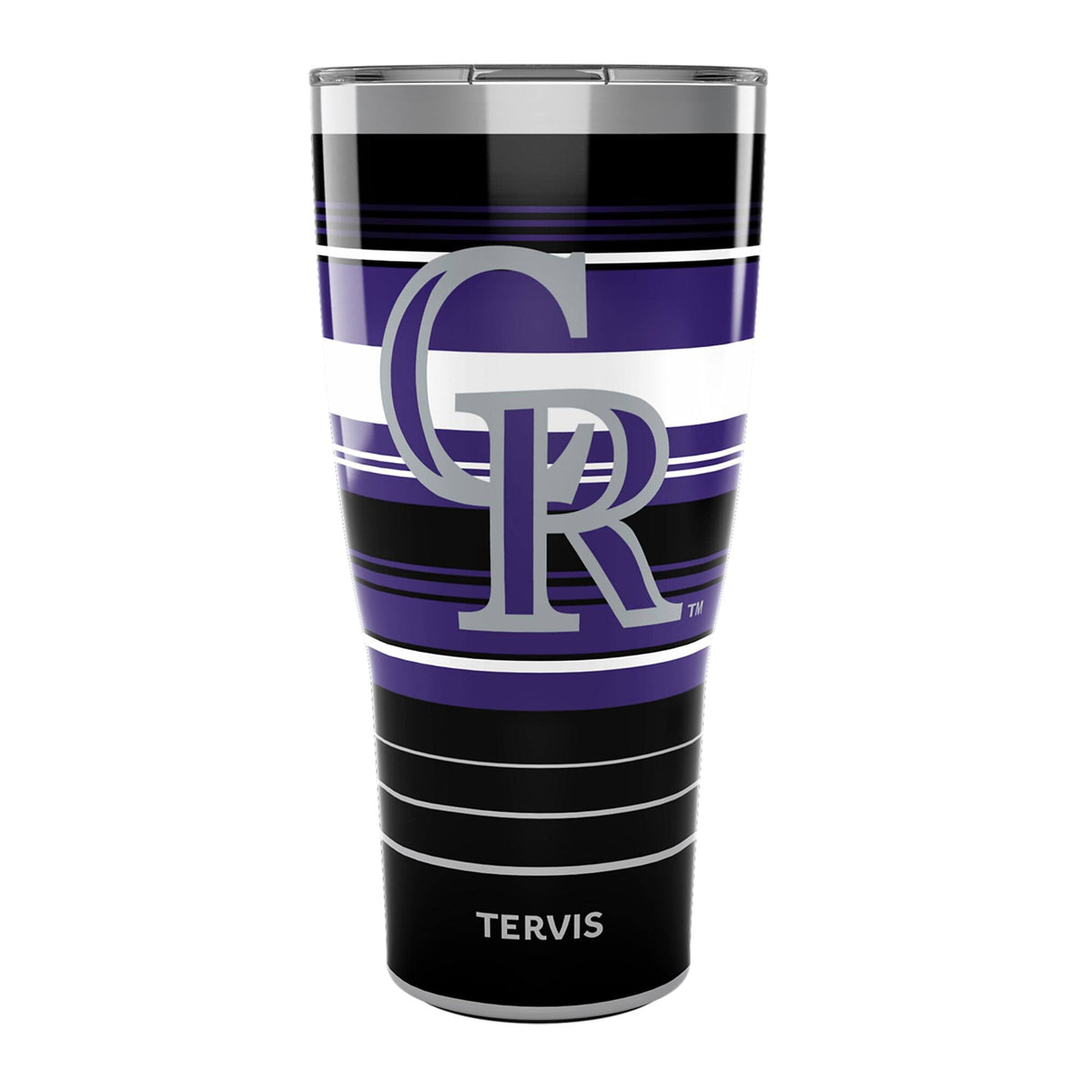 Tervis - Colorado Rockies 30oz. Hype Stripes Tumbler - Multicolor