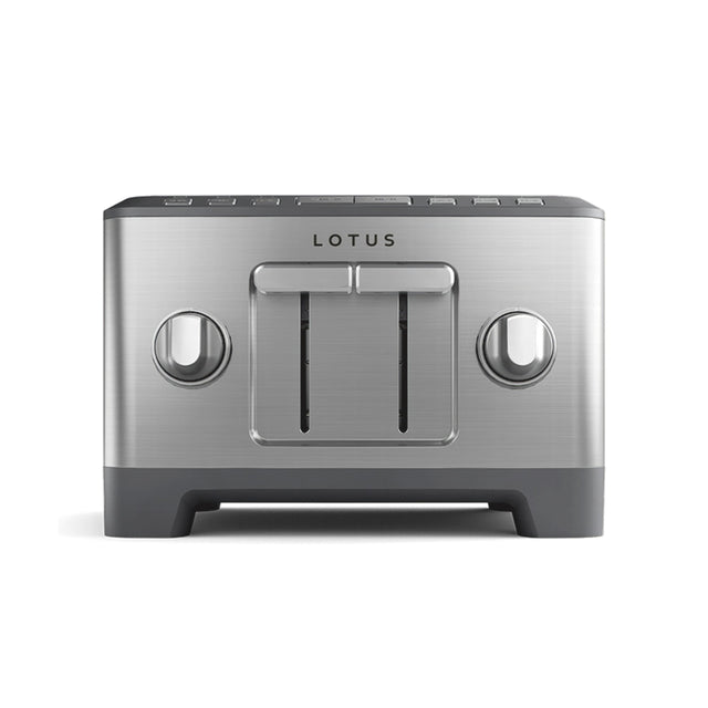 Front. Lotus - Professional Series The Four Slice™ Precision Toaster - Stainless Steel.