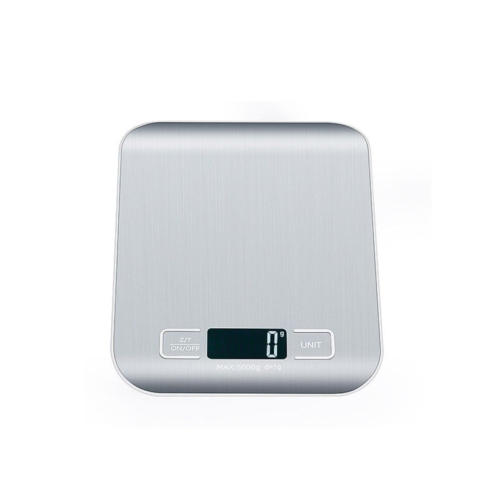 COWIN - 11 Pounds Digital Kitchen Food Scale LCD Display - sliver