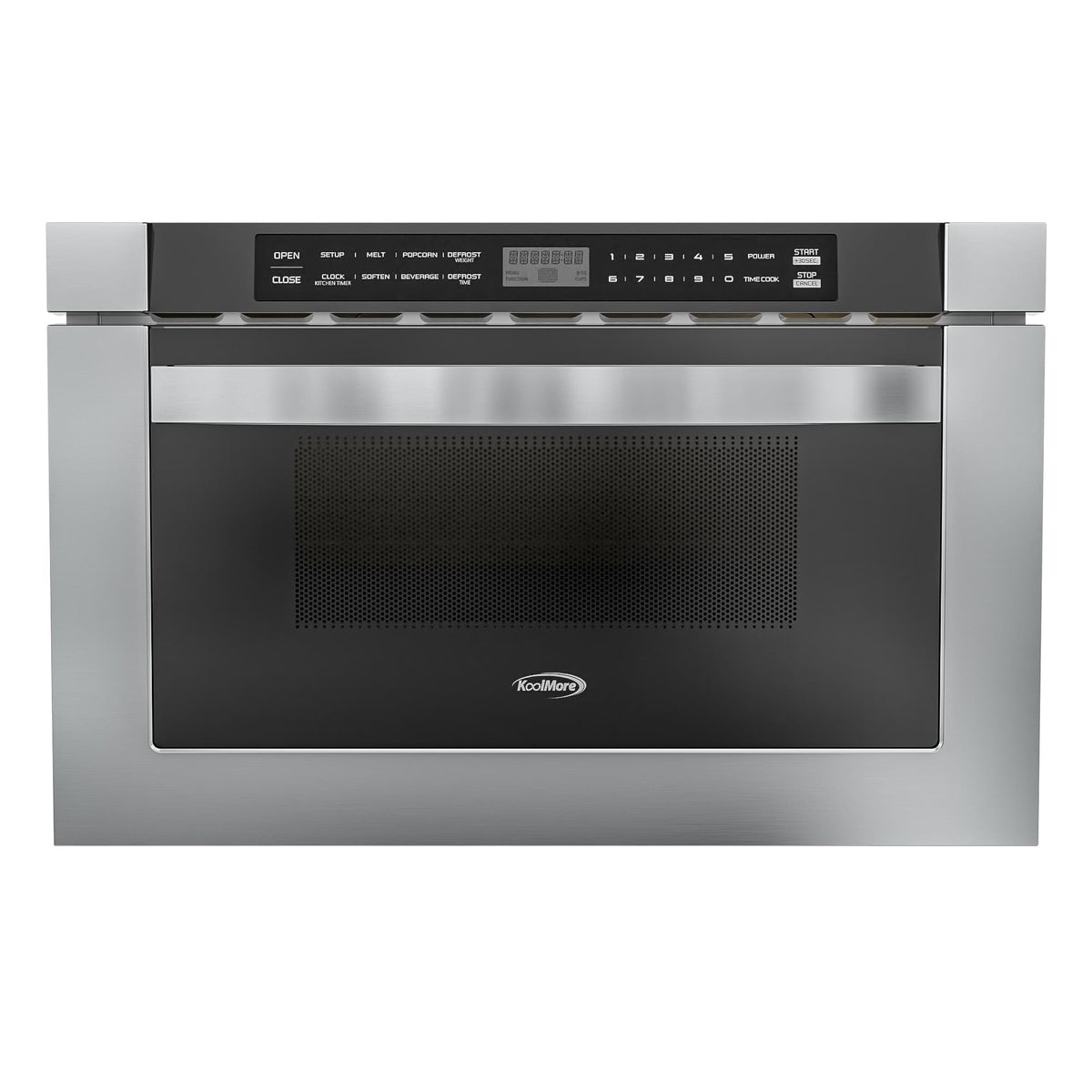 Koolmore - 24 in. Stainless-Steel Microwave Drawer, Wall-Mounted with Flat Bottom,1.2 Cu. Ft. KM-MD-1SS - Stainless Steel