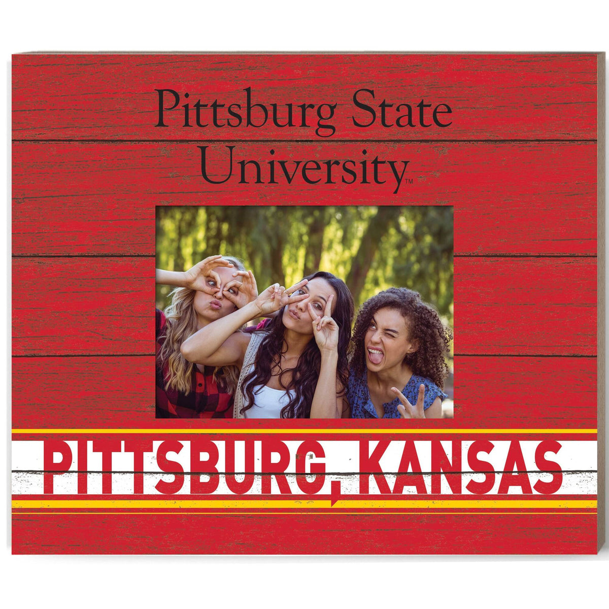 Jardine - Pittsburg State Gorillas 11" x 13" Team Spirit Scholastic Picture Frame - Red