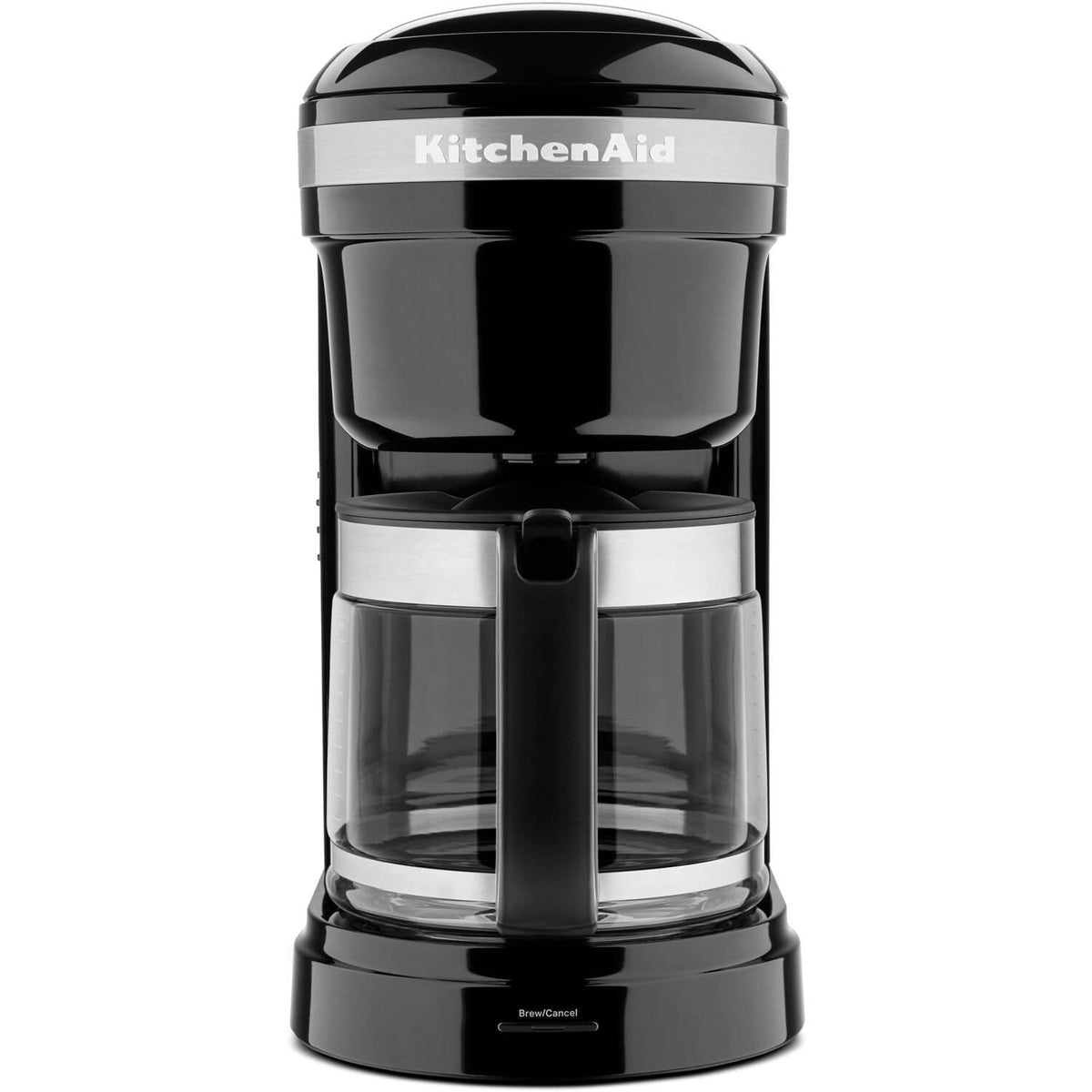 KitchenAid - 12-Cup Drip Coffee Maker with Spiral Showerhead - Onyx Black