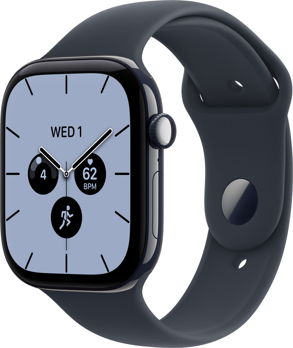 Apple Watch Series 12 (GPS + Cellular) 46mm Ceramic Case with Navy Blue Sport Band - S/M - Night Blue (Verizon) - (2026)