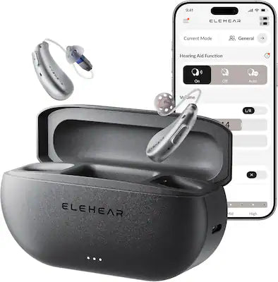 Elehear - Beyond OTC Hearing Aids with AI Speech Enhancement and Tinnitus Masking and Bluetooth