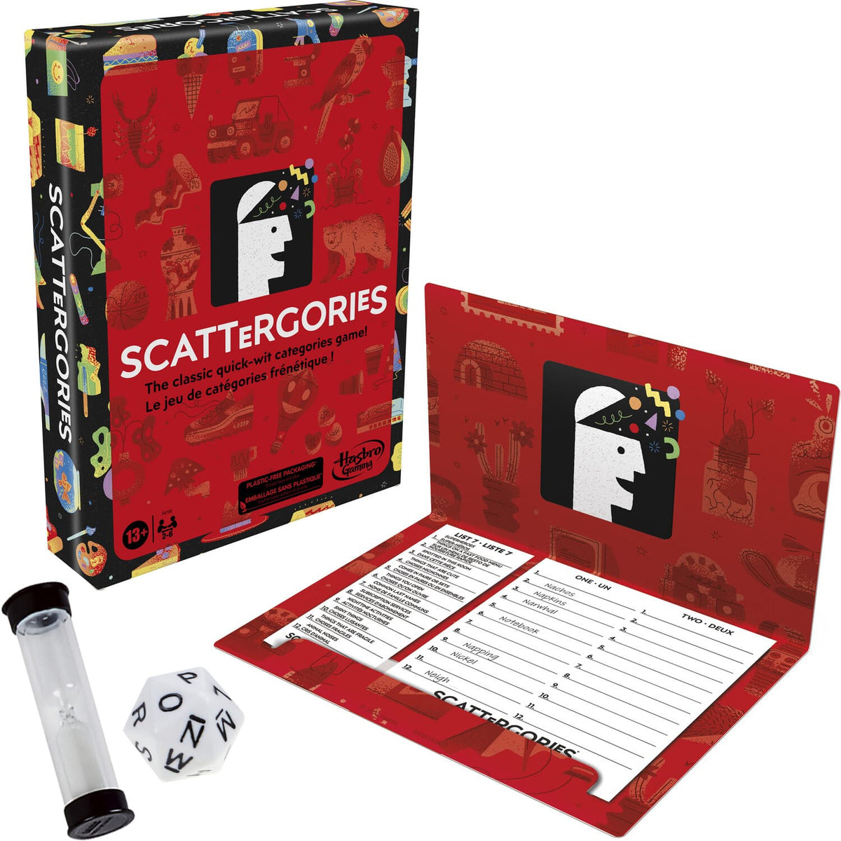 Hasbro - Scattergories - Classic Game - GAMES (MISC) - Multicolor
