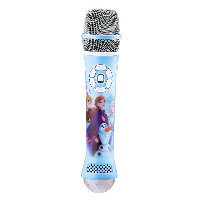 Front. eKids - Disney Frozen Wireless Karaoke Microphone for Kids.