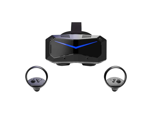 Front. Pimax - Pimax Crystal Super Ultra Wide QLED Virtual Reality Headset with Controllers  37P-009S-00025 - Black.