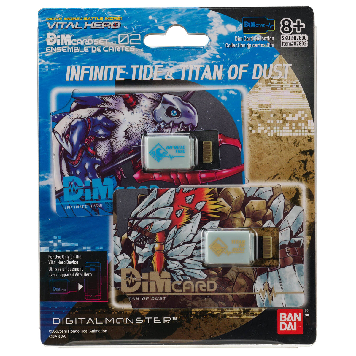 Bandai - Vital Hero DIM Card Pack (Infinite Tide & Titan of Dust)