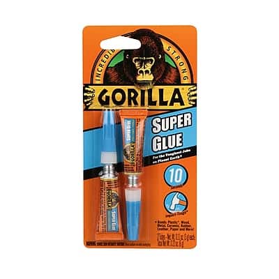 Gorilla - Super Glue, 0.11 oz., 2/Pack