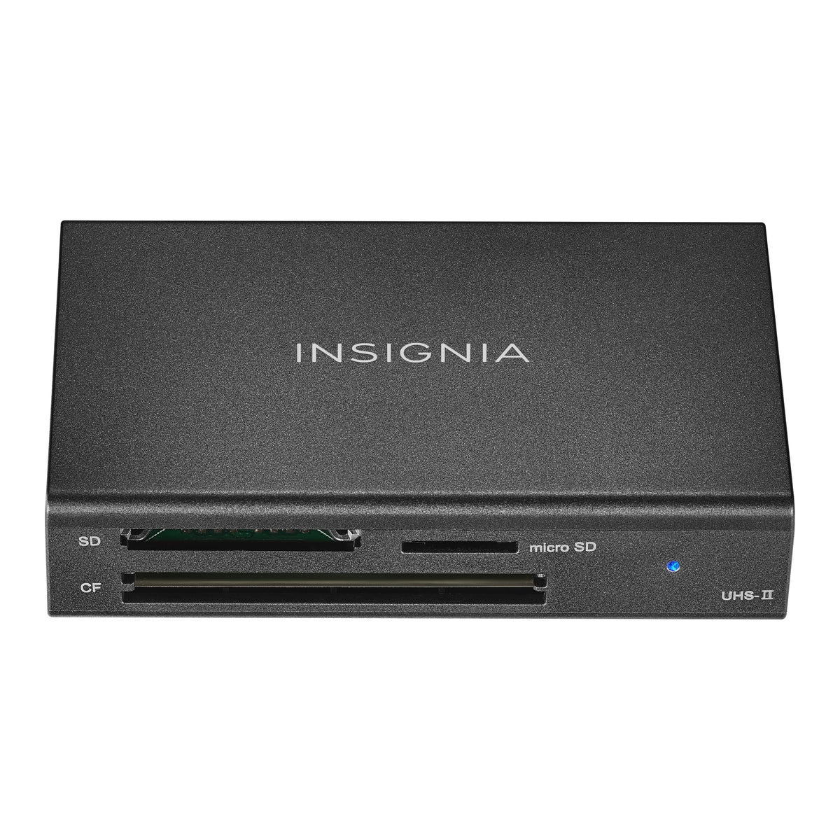 Insignia™ - USB-C to SD, microSD and CompactFlash Memory Card Reader - Black