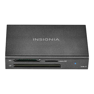 Insignia™ - USB-C to SD, microSD and CompactFlash Memory Card Reader