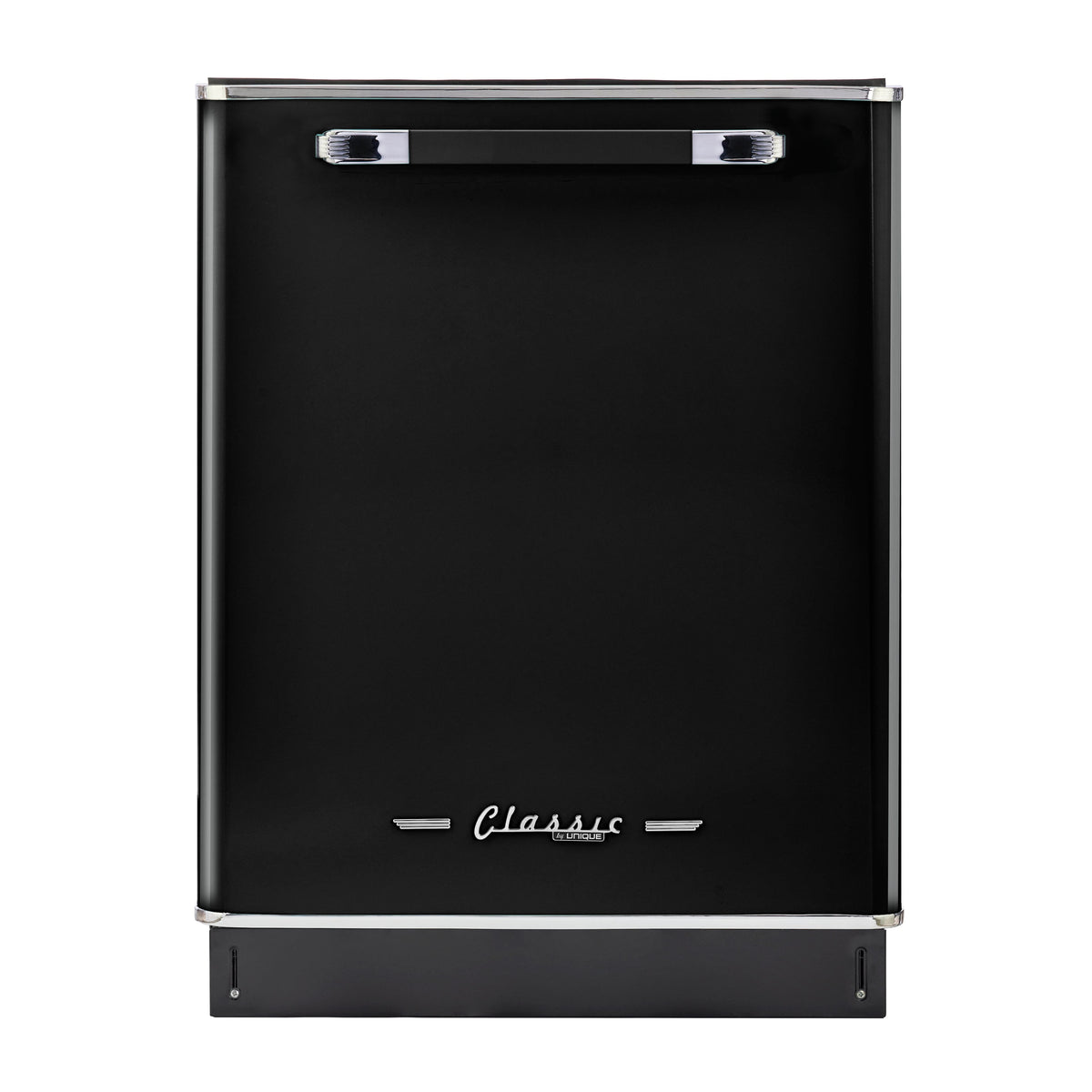 Unique Appliances - Classic Retro 24" Top Control Dishwasher with Stainless Steel Tub and 3rd Rack - Midnight Black