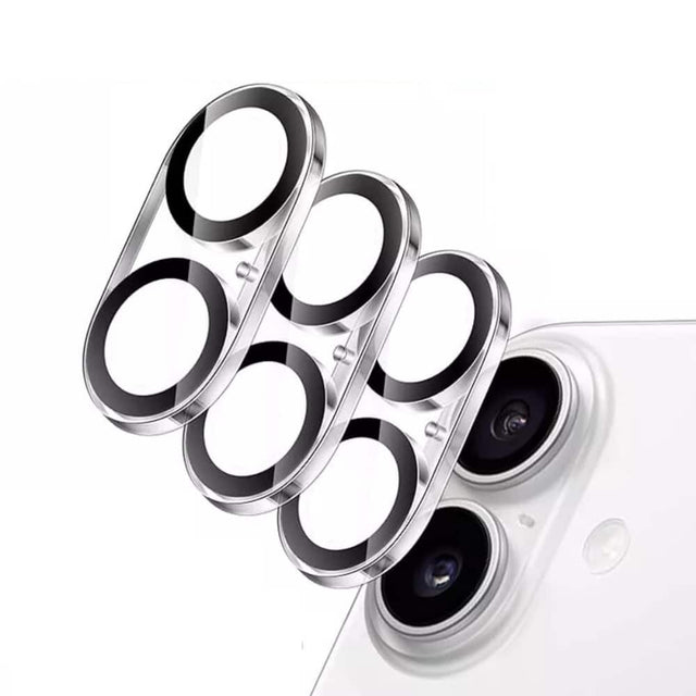 Front. Qixxronics - 3x Qixxronics for iPhone 17 Camera Lens Protector Clear Tempered Glass Lens Cover Flim - Clear.
