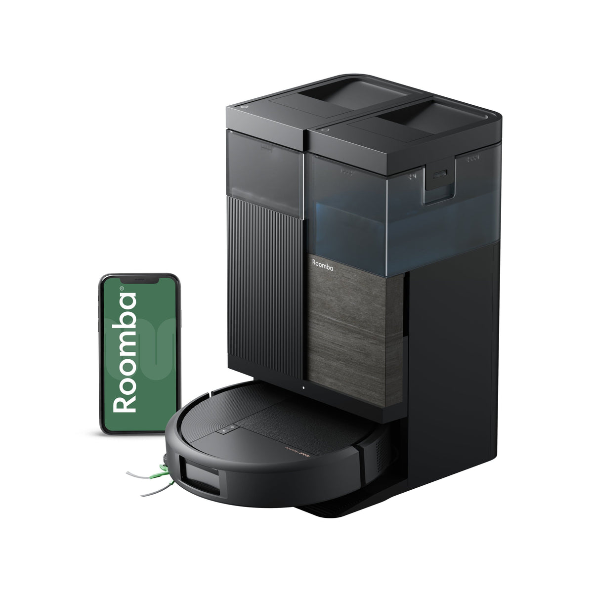 iRobot - Roomba Plus 575 Combo + AW (BLK) - Black