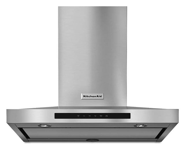Front. KitchenAid - 30" Convertible Range Hood - Stainless steel.