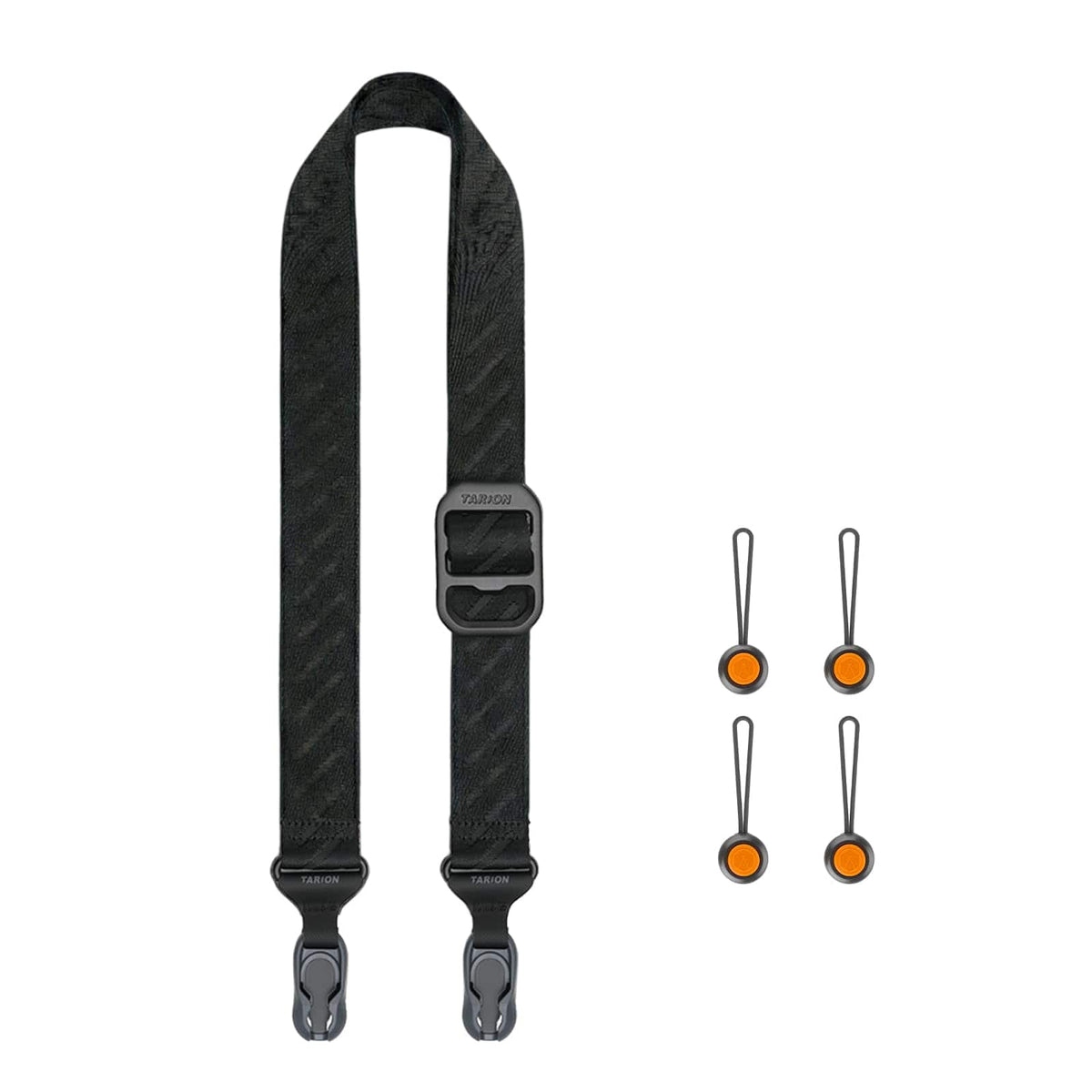 TARION - Magislide Quick Release Magnetic Camera Neck Strap Black