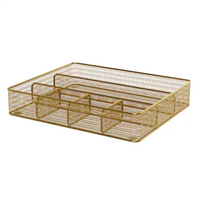 Martha Stewart - Ryder Premium Mesh Metal Large Drawer Organizer