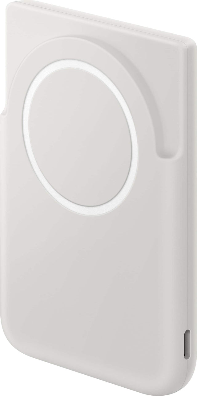 Front. Samsung - Magnetic Wireless Battery Pack - Gray.