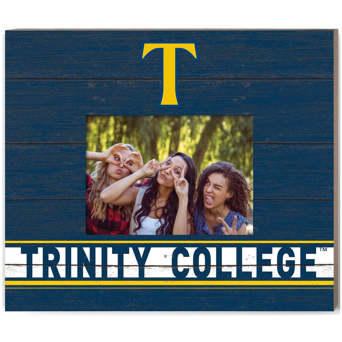 Jardine - Trinity Bantams 11'' x 13'' Team Spirit Scholastic Picture Frame - Navy