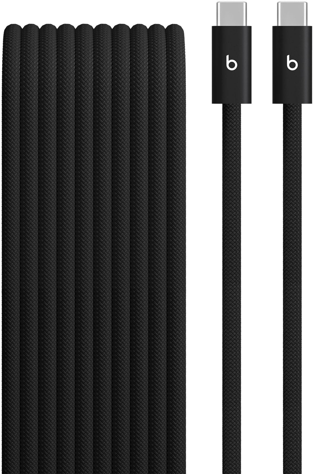 Beats - 10' 240W USB-C to USB-C Braided Cable - Bolt Black