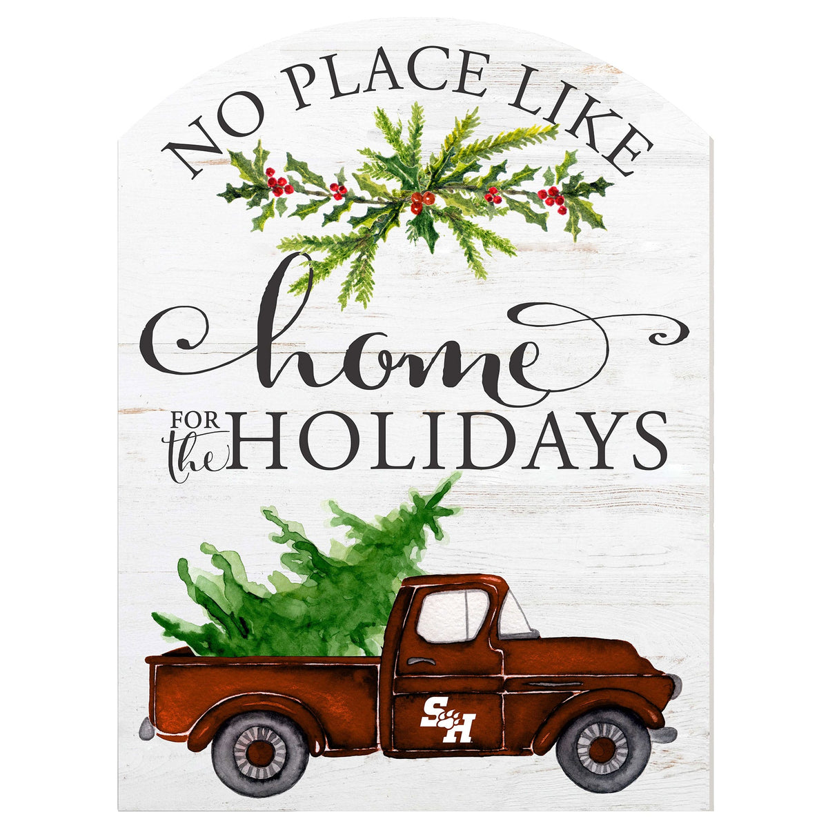 Jardine - Sam Houston State Bearkats 16'' x 22'' Holiday Marquee Sign - White