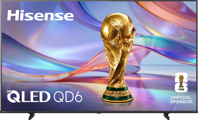 Hisense Hi QLED QD6  
FIFA WORLD CUP  
OFFICIAL SPONSOR