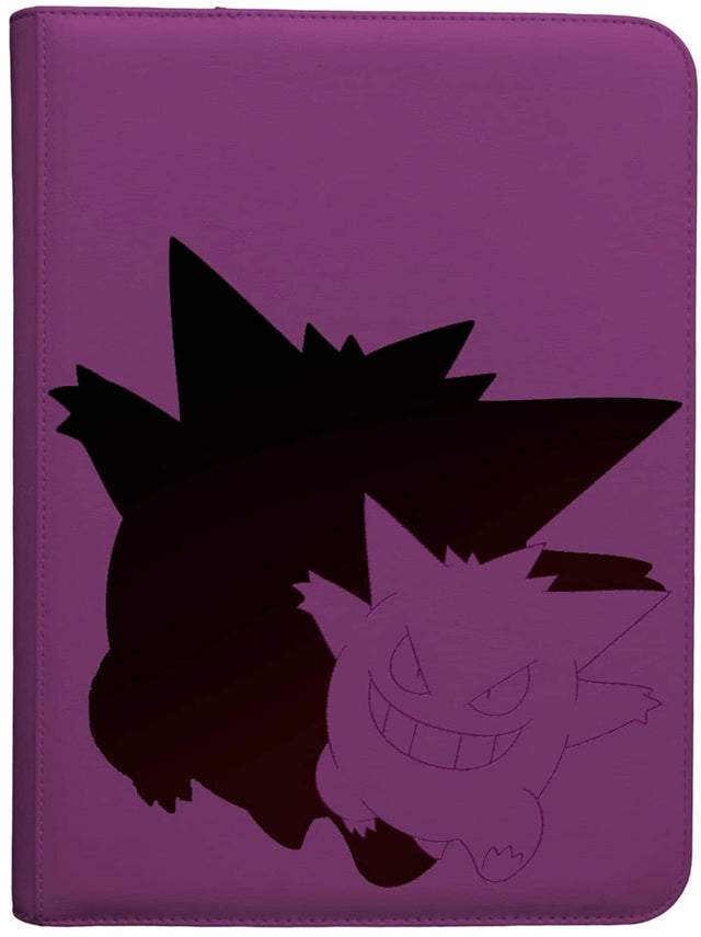 Front. Ultra PRO - Elite Gengar 9-Pocket Zippered PRO-Binder for Pokémon.
