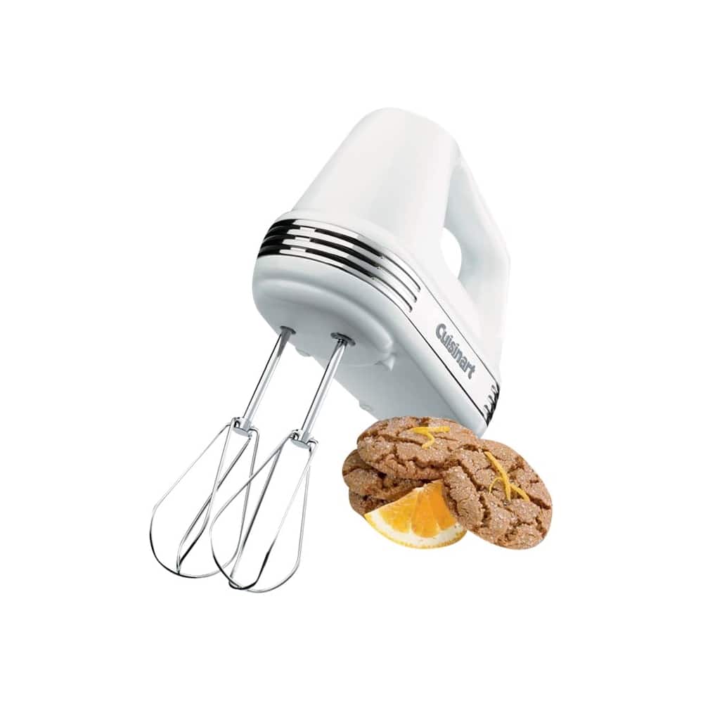 Cuisinart - HM-50 Power Advantage 5-Speed Hand Mixer - White