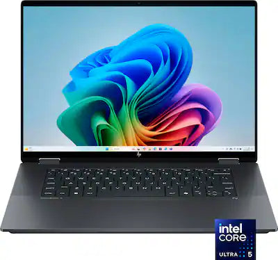 HP - OmniBook X Flip 2-in-1 - Copilot+ PC - 16" 2K Touch-Screen Laptop - Intel Core Ultra 5 226V - 16GB Memory - 512GB SSD