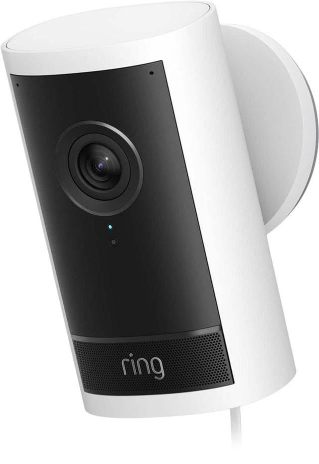 Front. Ring - Ring Outdoor Cam Pro, Retinal 4K for the ultimate wide-angle video, 10x Zoom, Low-Light Sight full-color in near dark - White.