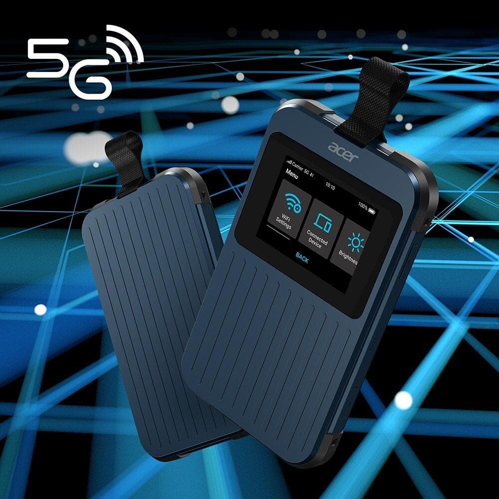 Acer - Connect Enduro M3 Portable 5G Mobile Wi-Fi Hotspot FF.G29TA.001_N Connect M3 - Blue/ Black