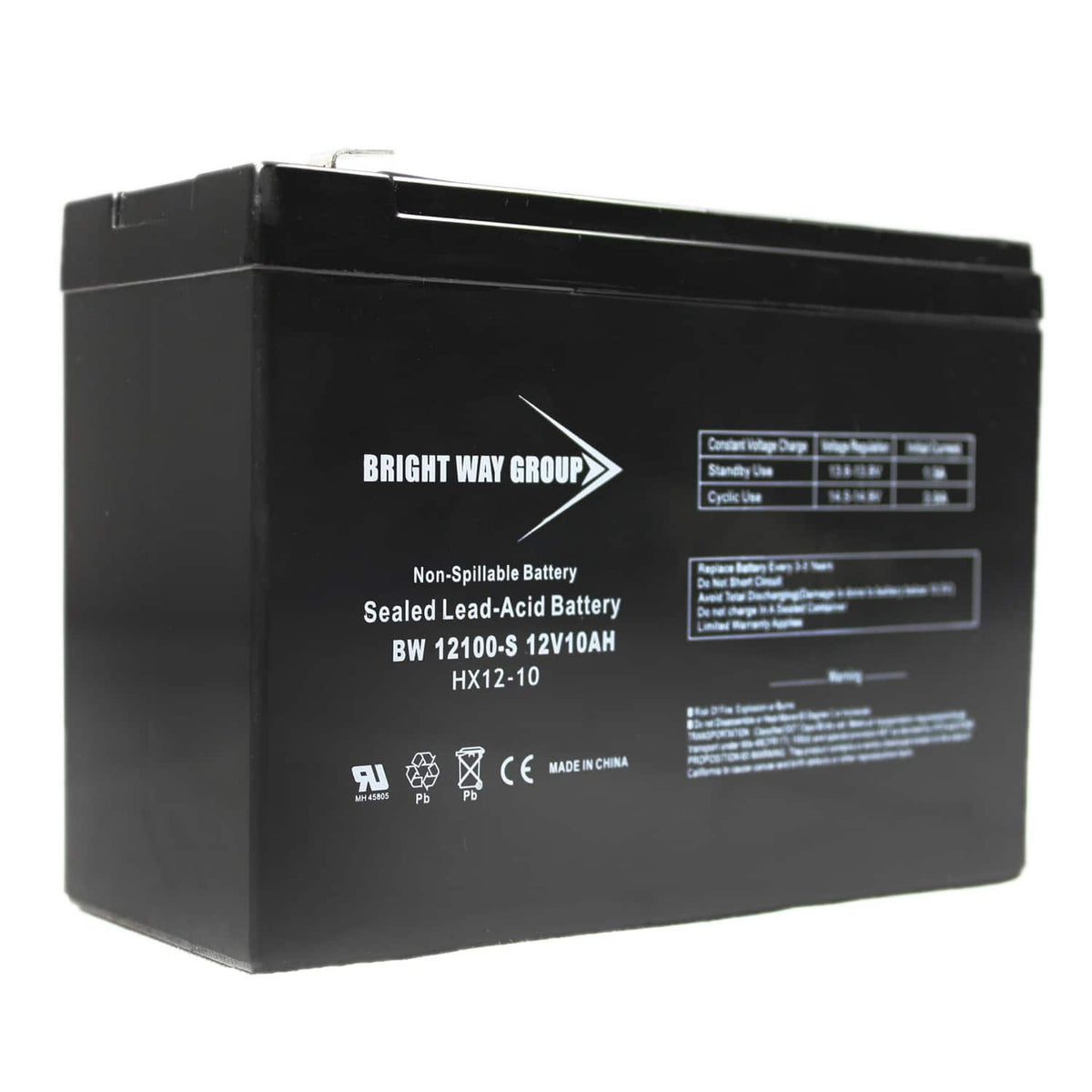 BRIGHT WAY GROUP - BWG 12100-S F2 Sealed Lead Acid Battery