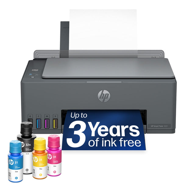 HP Smart Tank 5001 CE  
Up to 3 Years of Ink Free  
hp 31  
32XL