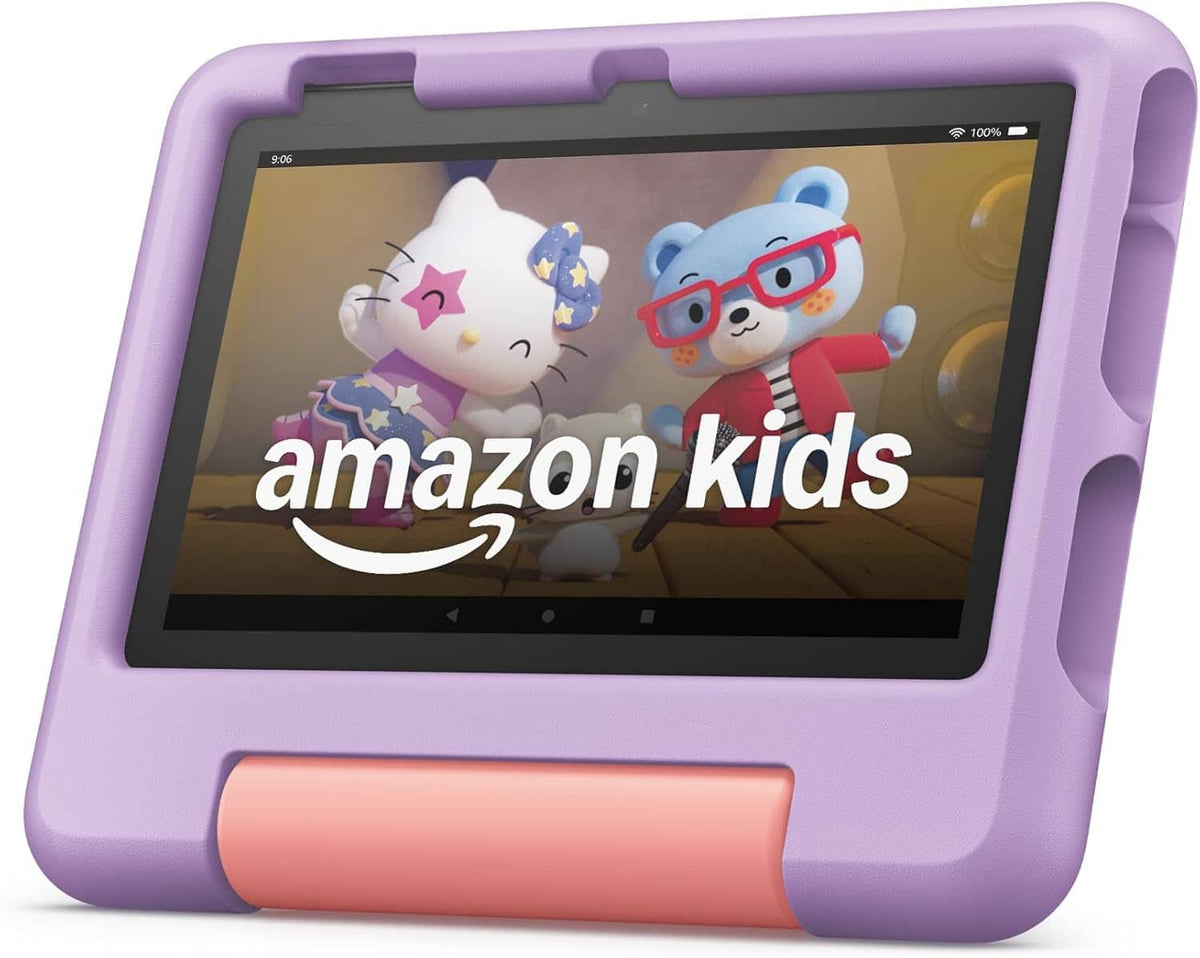 Fire 7 Kids - 7" Tablet (2023) 16GB with Amazon Kids+ (6 Month Subscription) - Purple