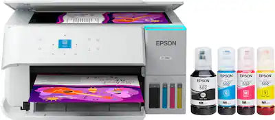 Epson - EcoTank ET-2980 Wireless All-in-One Color Supertank Inkjet Printer