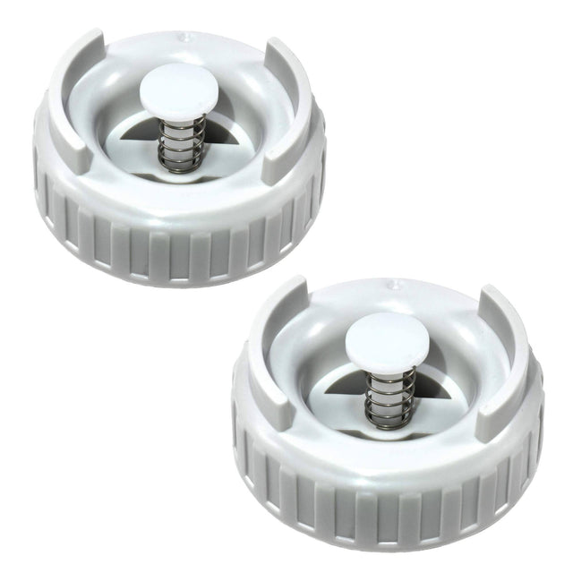 Front. HQRP - Humidifier Bottle Valve Cap Assembly 2-Pack, Replaces Essick Air 509229-1 822419-2, compatible with MoistAir Kenmore.