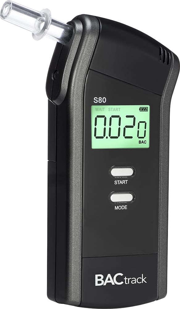 Angle. BACtrack - S80 Professional Breathalyzer - Black.