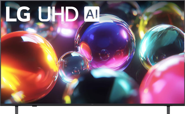 Front. LG - 65” Class UA7050 Series LED AI 4K UHD Smart webOS TV (2025).