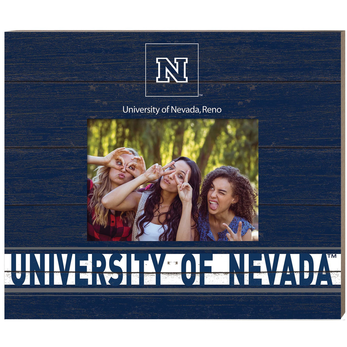 Jardine - Nevada Wolf Pack 11'' x 13'' Team Spirit Scholastic Picture Frame - Navy