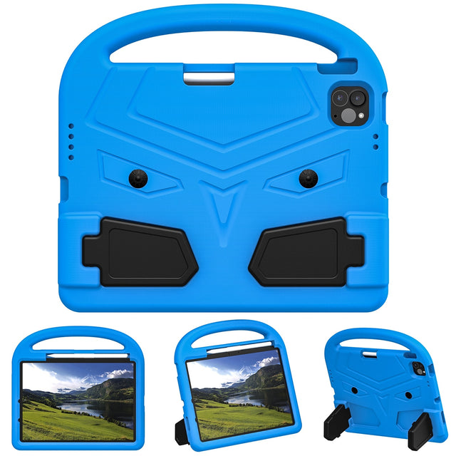 Front. UUCOVER - Kids Case for iPad Air 11-inch M4 M3 M2 (2026/2025/2024),Shockproof EVA Case Handle Kickstand Cover - Blue.
