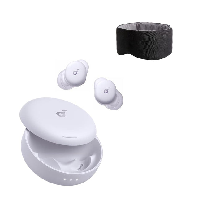 Front. Soundcore - Sleep A30 Special by Anker with Breescape Cooling Eye Mask，Sleep Earbuds, ANC, Passive Isolation.