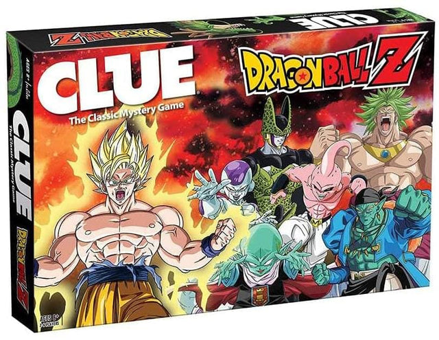 CLUE  
The Classic Mystery Game  
DRAGON BALL Z  
AGES 8+  
2-6 PLAYERS