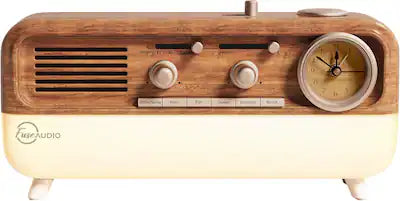Fuse Audio - DRM Alarm Clock, Sleep and Sound Machine White Noise, Bluetooth Speaker, Analog Clock & Dimmable Light