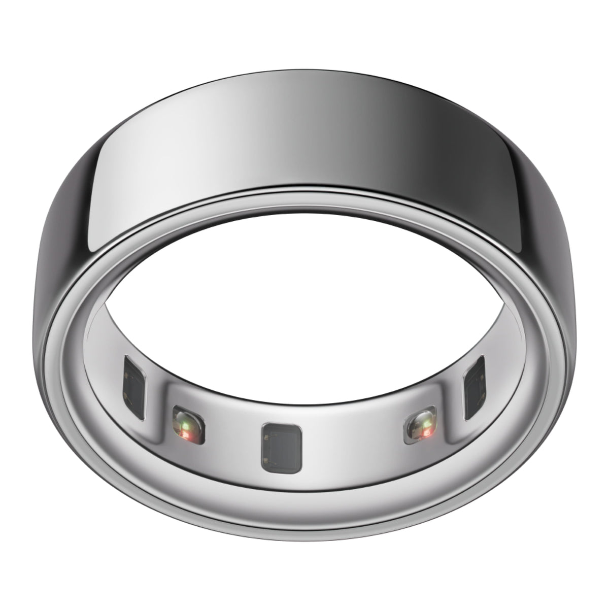 Oura - Refurbished Excellent - Ring 4 - Smart Ring - Size Before You Buy with OR4 Sizing Kit - Size 4 - Silver - (2024)