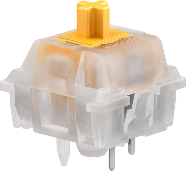 Front. Glorious - Silent Lubed Mechanical Keyboard 5-pin Hot Swappable Switches (36x) - Panda.